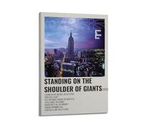 Zamm Standing On The Shoulder Of Giants Canvas Poster Wall Art Decorative Painting Bedroom Painting Posters 08x12inch(20x30cm) Frame-style