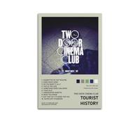 Zamm Two Door Cinema Club Tourist History Album Poster Wall Art Canvas Painting Living Room Bedroom Home Home Decoration Office Wall Poster Gym Art Painting 08x12inch(20x30cm)