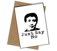 Zammo Grange Hill Just Say No A5 Birthday Card | Envelope Included | Blank Inside | Unique Design | Personalised Free of Charge