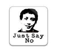 Zammo Just Say No Grange Hill Pack of 10 Square Stickers - 55mm x 55mm