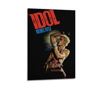 Zamou Billy Idol Canvas Poster Wall Art Decorative Living Room Posters Bedroom Posters 20x30inch(50x75cm) Frame-style