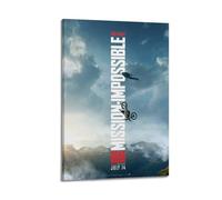 Zamou Mission Impossible - Dead Reckoning Part One Canvas Poster Wall Art Decorative Living Room Posters Bedroom Posters 08x12inch(20x30cm) Frame-style