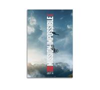 Zamou Mission Impossible - Dead Reckoning Part One Canvas Poster Wall Art Decorative Living Room Posters Bedroom Posters 08x12inch(20x30cm) Unframe-style