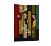 Zamou Only Murders in The Building Canvas Poster Wall Art Decorative Living Room Posters Bedroom Posters 08x12inch(20x30cm) Frame-style