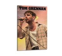 Zamou Tom Grennan Canvas Poster Wall Art Decorative Living Room Posters Bedroom Posters 12x18inch(30x45cm) Frame-style