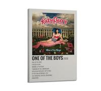 ZaMouss Katy Perry Album One of The Boys Canvas Poster Wall Art Decor Living Room Bedroom Decoration Posters 12x18inch(30x45cm) Frame-style