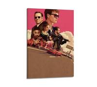 ZaMouss Movie Baby Driver Poster Canvas Poster Wall Art Decor Living Room Bedroom Decoration Posters 08x12inch(20x30cm) Frame-style