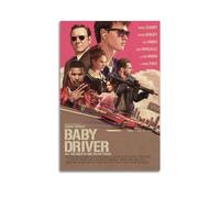 ZaMouss Movie Baby Driver Poster Canvas Poster Wall Art Decor Living Room Bedroom Decoration Posters 16x24inch(40x60cm) Unframe-style