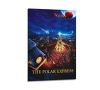 ZaMouss Movie The Polar Express Canvas Poster Wall Art Decor Living Room Bedroom Decoration Posters 12x18inch(30x45cm) Frame-style