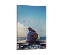 ZaMouss Movie Waves Canvas Poster Wall Art Decor Living Room Bedroom Decoration Posters 08x12inch(20x30cm) Frame-style