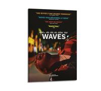 ZaMouss Movie Waves Canvas Poster Wall Art Decor Living Room Bedroom Decoration Posters 12x18inch(30x45cm) Frame-style
