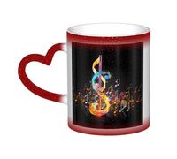 Zamoux Colorful Musical Note Print Color Changing Mug In The Sky Remarkable Color Changing Ceramic Mug