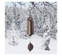 ZamoUx Deep Resonance Serenity Bell 2023 Windchime Metal Wind Chimes Outdoor Large Deep Tone Unique Low Tone Wind Chimes For Outside Copper Garden Decor (Color : Size L)