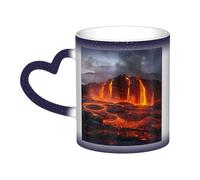 Zamoux Kilauea Volcano Print Color Changing Mug In The Sky Remarkable Color Changing Ceramic Mug
