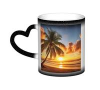 Zamoux Sunset Hawaiian Palm Tree Print Color Changing Mug In The Sky Remarkable Color Changing Ceramic Mug