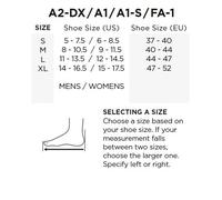 Zamst A1 Black Ankle Brace left leg, XL