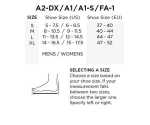 Zamst A1 Black Ankle Brace left leg, XL
