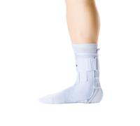 Zamst A1 White Ankle Brace for Sports - Breathable Sports Ankle Support for Men and Women with Adjustable Three Way Straps for Moderate Lateral Ankle Sprain - Right, Large