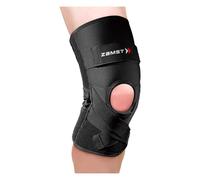 Zamst ZK-Motion Sports Knee Brace - Hybrid Knit Compression Knee Brace for Men and Women with Flexible Resin Stays for Knee Protection and Ligament Sprains of ACL, MCL, and LCL - X-Large