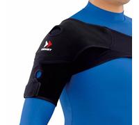 Zamst - Compressive Shoulder Support - Shoulder Wrap - Size M - Black Black M