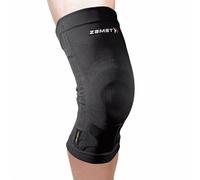 Zamst ZK-Motion Sports Knee Brace - Hybrid Knit Compression Knee Brace for Men and Women with Flexible Resin Stays for Knee Protection and Ligament Sprains of ACL, MCL, and LCL - Small