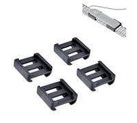 Zamudam Tactical Flash Light Pressure Switch Mount Remote Retaining Clips for PEQ-15/HL-X/D2/TL Pressure Switch Slot Control Base Pad Panel(4 Packs)