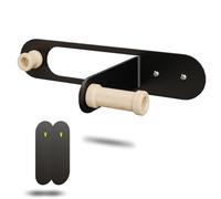 ZAMURANO. Bicycle wall mount, vertical bike stand, bicycle hanger and helmet black for road, mtb, electric bikes (1)