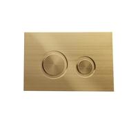 Zana Brushed Brass Mechanical Flush Plate