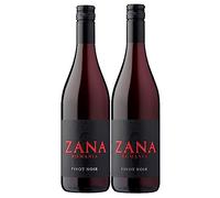 Zana Pinot Noir Romanian Premium Red Wine - A dark and rich red wine with layers of complex black cherry, raspberry, and cinnamon (2 x 75cl bottles) | 12.5% ABV