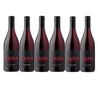Zana Pinot Noir Romanian Premium Red Wine Case of 6 - A dark and rich red wine with layers of complex black cherry, raspberry, and cinnamon (6 x 75cl bottles) | 12.5% ABV