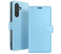 Zanaé Wallet Case for A17 with Stand Tab, Light Blue