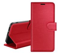 Zanaé Wallet Case for Honor Magic 7 Lite Stand and Tab, Red