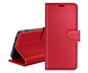 Zanaé Wallet Case for Huawei P30 Stand Tab, Red