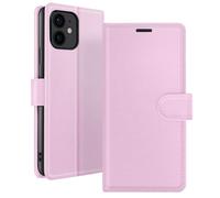 Zanaé Wallet Case for iPhone 12 mini with Stand Function Flap, Pink