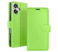 Zanaé Wallet Case for iPhone 17 Air with Stand Function Tab, Green