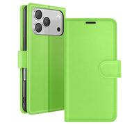 Zanaé Wallet Case for iPhone 17 Pro with Stand Tab, Green