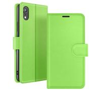Zanaé Wallet Case for iPhone XR with Stand Function Tab, Green
