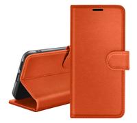 Zanaé Wallet Case for Xiaomi Redmi 13C Stand and Tab, Orange