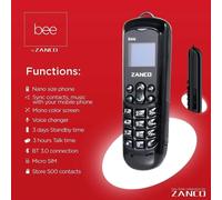 ZANCO T1ny Collection Bee - Wasp - Ant -T1ny Small Phone World's Smartest Mobile