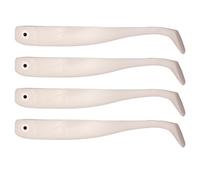 Zanderbait 16 cm Bows, Fishing Lures, Artificial Baits, Zander, Softbait, Rubber Fish, Rubber Lure, Pack of 4
