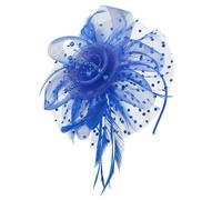 Zando Women's Blue Jockey Club Hairband Fascinator - 1 Count (Pack of 1)