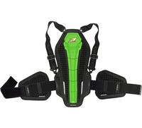 Zandona Hybrid Back Pro RS X6 Back Protector, black/green, One size