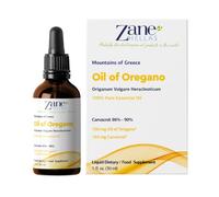 Zane Greek Undiluted Oregano Oil, 86-90% Carvacrol, 1 fl oz-30 ml