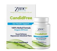 Zane Hellas Candidfree Softgels. Oregano Oil Power. Candida Support. Yeast Defense. Gut Health Support. Colon Health Support. Intestinal Flora Support. 100% Herbal Solution. 60 Softgels.