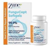 Zane Hellas FunguCept Softgels. for Faster and Better Results. Supportive Softgels for FunguCept Nail & FunguCept Athlete’s.60 Softgels.