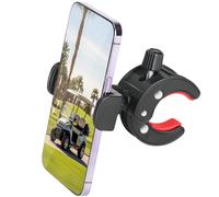 ZANEDY Golf Cart Phone Holder Adjustable Cell Phone Holder Mount for Golf Cart/Golf Club/Push Cart/Flag Pole, No Shaking Cell Phone Clamp for iPhone 16/15/ 14 All Smartphone