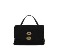 Zanellato Postina stud-embellished leather clutch bag - Black OS