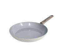 Zanetti, Origin Frying Pan Diameter 28 cm, Ceramic Coating, High Quality Non-Stick, High Thick Base, Healthy and Natural Cooking, Ergonomic Soft Touch Handle, Suitable for Induction