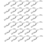 Zangc Stainless Steel Screen Clips Corner Mount Tension Spring Length 56mmxWidth 5mm Prevent The Screen Window from Shaking for Sliding and Swing-Type Window Frames 30PCS