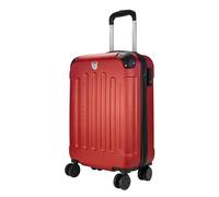 ZANGCO 20 Inch Lightweight Travel Cabin Bag - Carry On Suitcase, ABS, Water Resistant & Safe Locking System, Compliant by Over a 100 Airlines - Easyjet Overhead Compliant (56x23x38cm) (Burgandy)